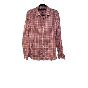 Flag & Anthem Men’s Madeflex Journey Stretch Shirt Size Large Red & White Plaid